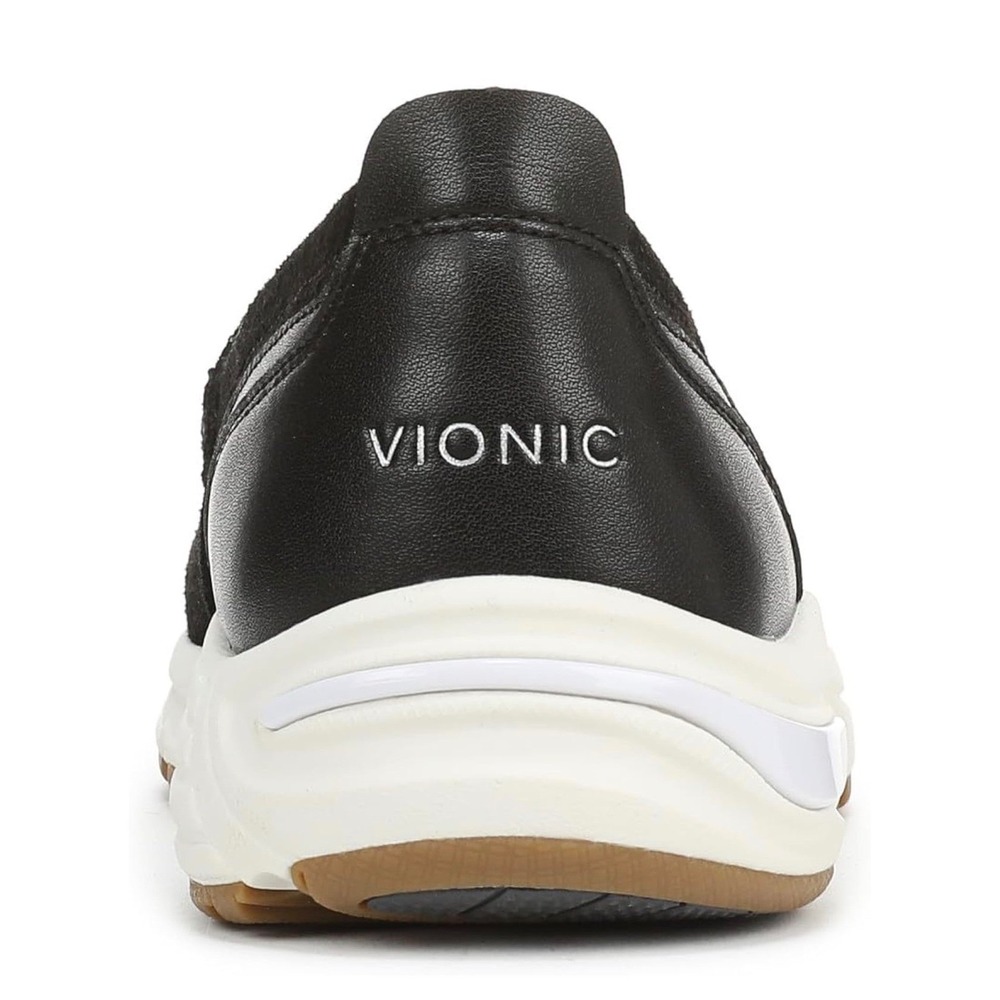Vionic Womens Walk Roam Loafer Black Suede Leather Orthopedic Shoes 11 Medium - Picture 2 of 8